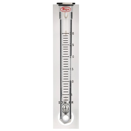 Dwyer Instruments Flowmeter, 033 Scfm Air VFB-90-SSV